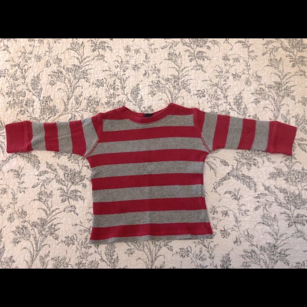 Waffle knit long sleeve